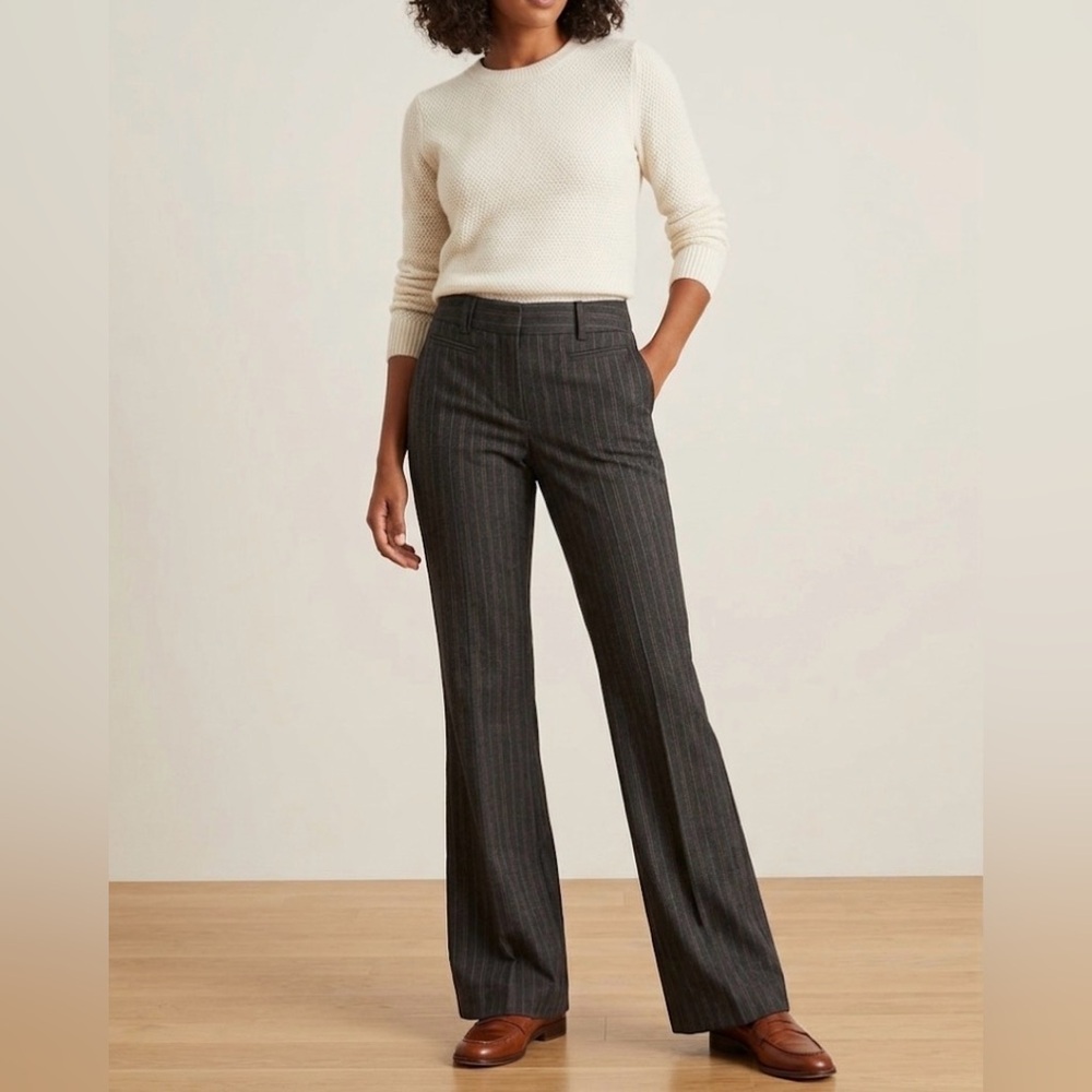Vintage Bedo Pinstripe Boot Cut Pants
